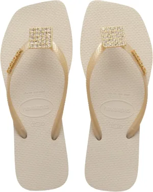 Havaianas for Women - Slim Square Crystal Elegance Flip Flop