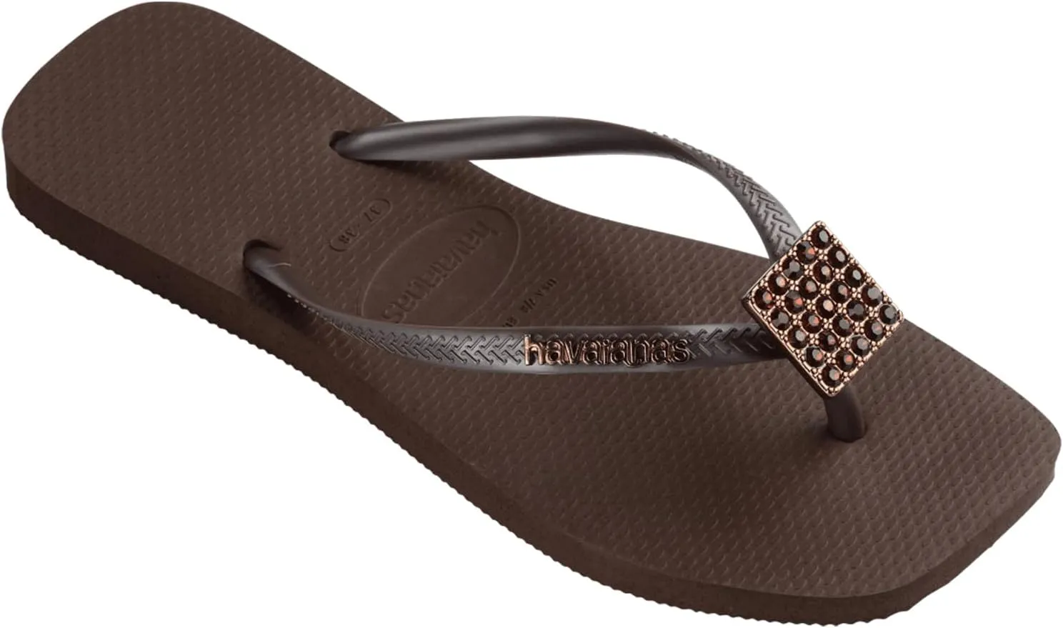Havaianas for Women - Slim Square Crystal Elegance Flip Flop