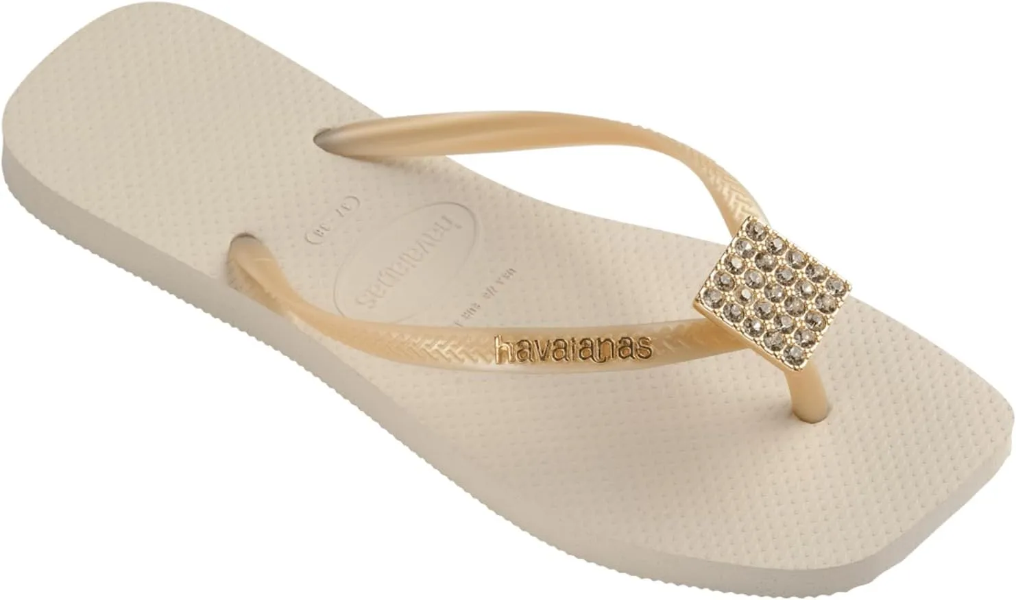 Havaianas for Women - Slim Square Crystal Elegance Flip Flop