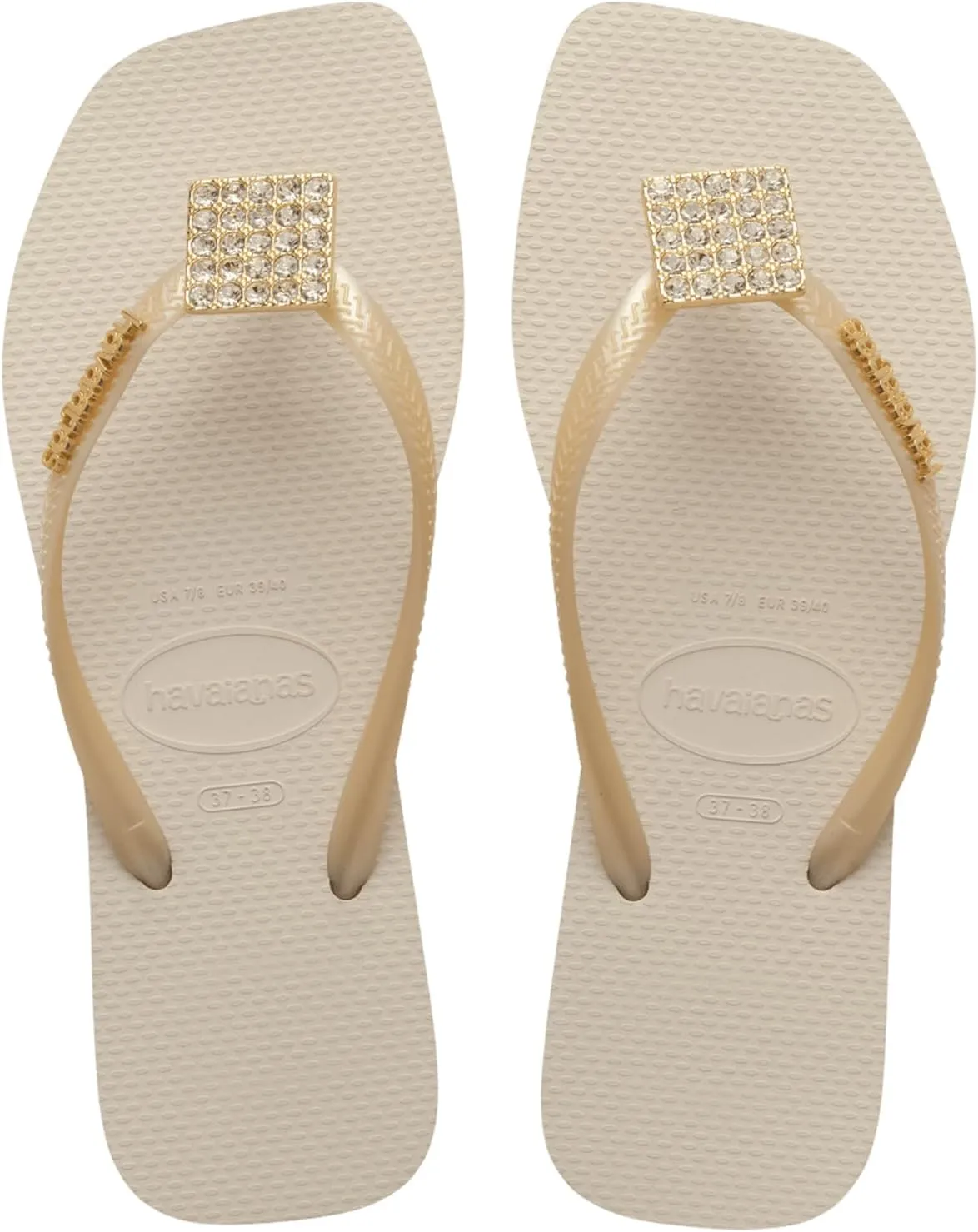 Havaianas for Women - Slim Square Crystal Elegance Flip Flop