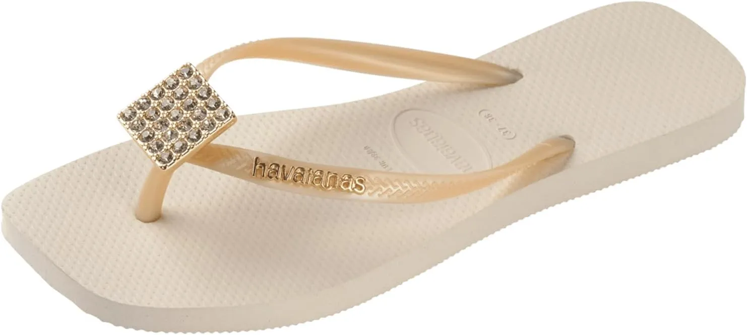 Havaianas for Women - Slim Square Crystal Elegance Flip Flop