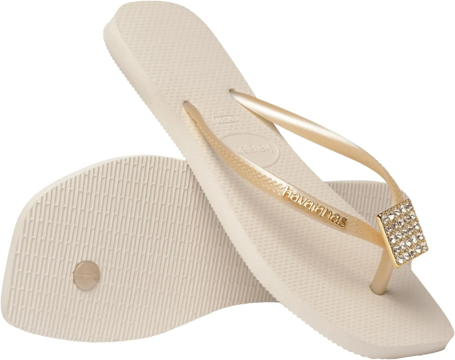 Havaianas for Women - Slim Square Crystal Elegance Flip Flop