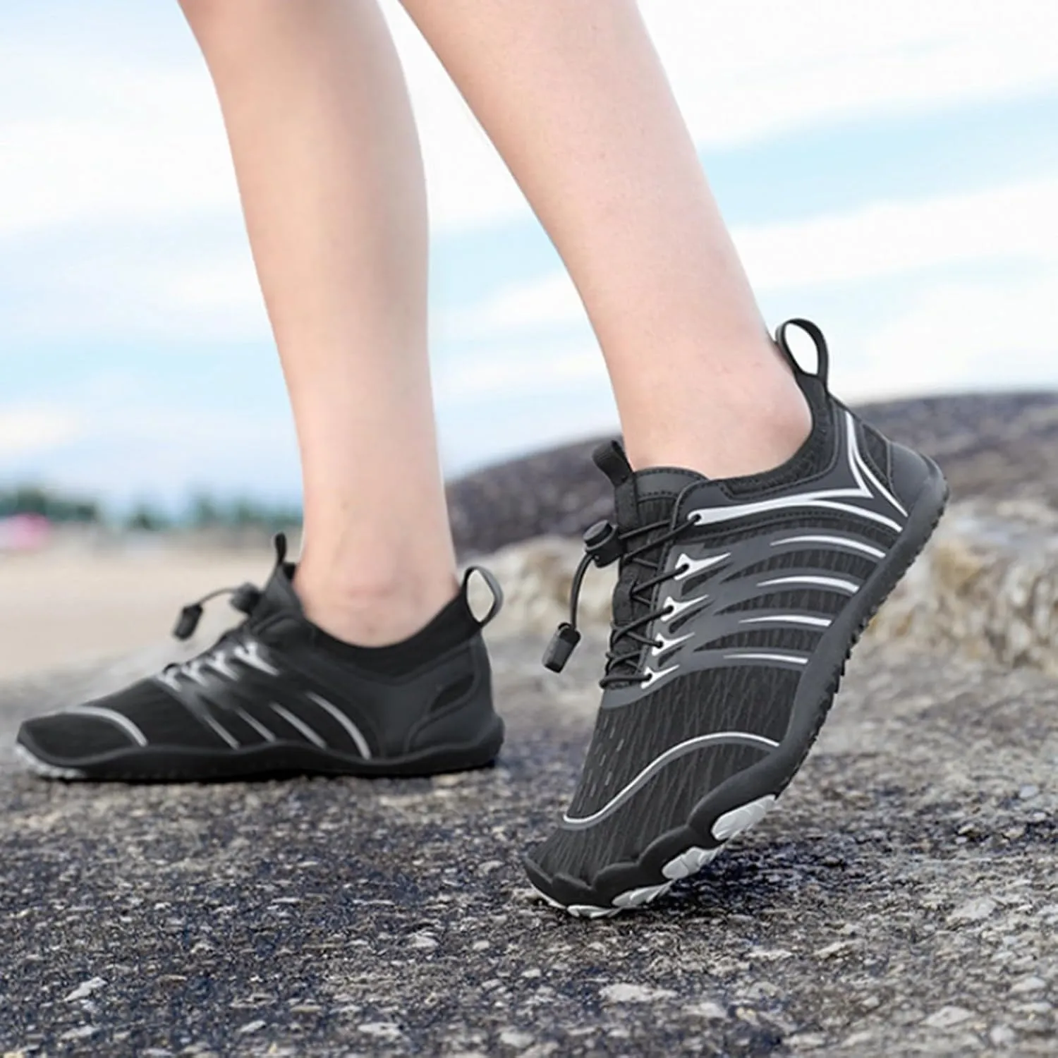 Hike Footwear Barefoot Womens Non-Slip Barefoot Shoes for Women Men Wide Toe Barefoot Athletic Outdoor Hiking Footwear
