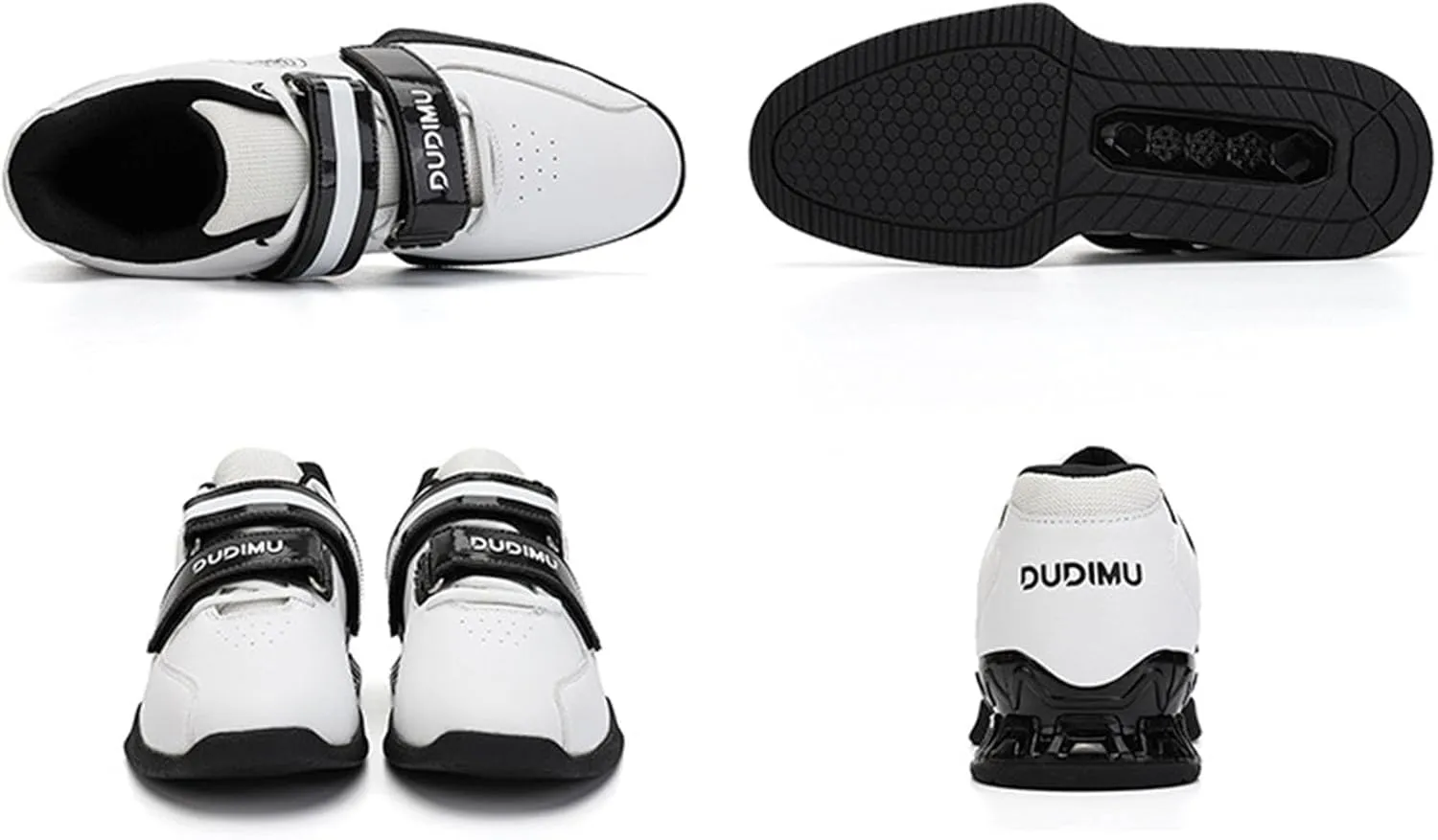 Powerlifting Shoes for Mens Squat Heavy Weightlifting Training Footwear Rubber Non-Slip Sole for Gym Deadlifting